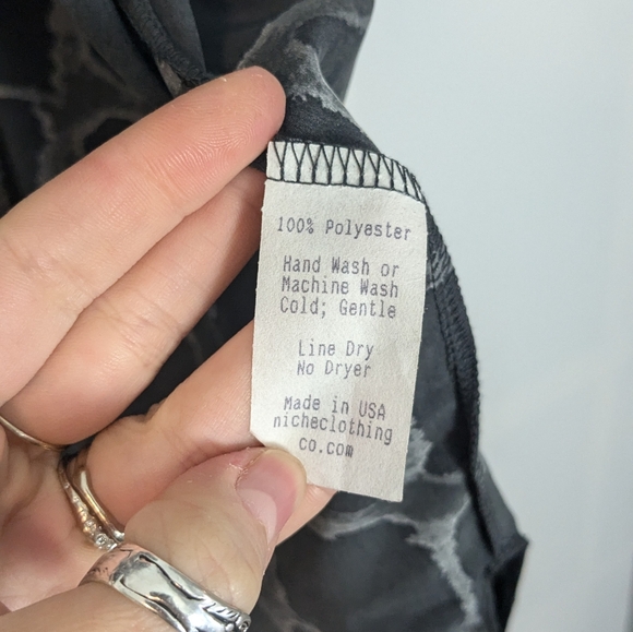 Niche Nilgun Derman Printed Kimono Size S/M Lagenlook - Picture 3 of 6